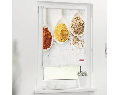 Klemmrollo Lichtblick Spices 70x150 cm – ohne Bohren