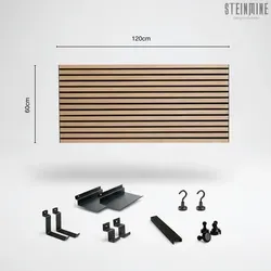 Küchen-Organizer-Set, Braun, Schwarz, Metall, Holzwerkstoff, 60x2x120 cm, Ordnen & Aufbewahren, Aufbewahrungskörbe, Organizer