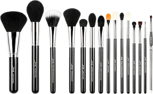 Essentielles Makeup-Pinselset T092 15tlg.