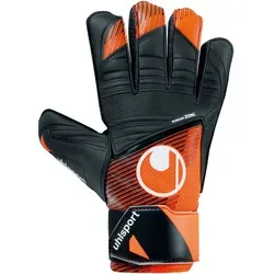 uhlsport Soft Resist+ Fußball Torwarthandschuhe - 7 - Torwarthandschuhe mit exklusivem SOFT RESIST-Latex für herausragenden Grip und Abriebsfestigkeit. Ideal für Kunstrasen und Hartböden, bieten sie optimale Fangsicherheit und Komfort.