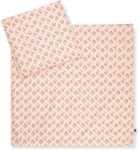 Bettwäsche ORANIC RAUTE - 80x80 cm - Bettwäsche aus 100% GOTS zertifizierter Bio-Baumwolle, angenehm leicht und weich. Ideal für erholsamen Schlaf und ein stilvolles Schlafzimmer.