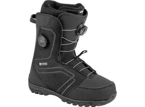Nitro SENTINEL BOA Snowboardboots schwarz 45 1/3 - Hochwertige Snowboardstiefel in Größe 45 1/3, ausgestattet mit BOA-Verschlusssystem für schnellen und präzisen Sitz. Ideal für Sportler, die Wert auf Komfort und Leistung legen.