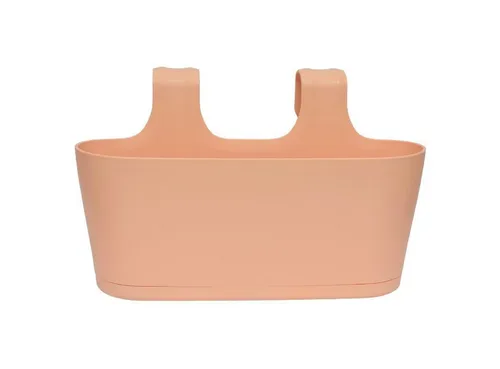 Engelland Blumenkasten Blumentopf zum Hängen (Vorteils-Set, 1 St., Fassungsvermögen je Topf 5,5 Liter), UV-Beständig, Frostbeständig, Wasserauffangschalen