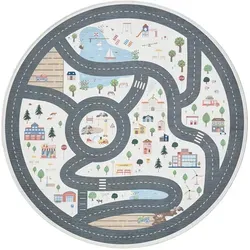 Lytte Kinderteppich Linus Cream ø 120 cm – stilvoller Teppich für das Kinderzimmer - Der Lytte Kinderteppich Linus Cream sorgt für eine gemütliche Atmosphäre im Kinderzimmer. Er ist vielseitig einsetzbar und ergänzt jedes Interieur harmonisch. Ideal für Spiel- und Kuschelmomente.