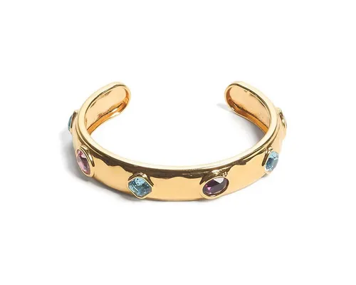 Guess Armspange Multi Crystals Goldfarben S in gold von GUESS