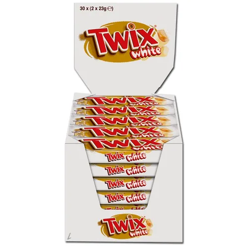  Twix White, Schokolade, 30 Riegel je 46g 13,22€/1kg