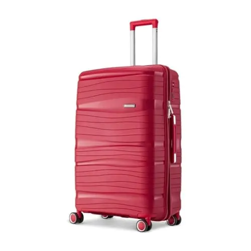Skycases Travel One Handgepäck Koffer 40L – Rot – Kabinentrolley mit 4 Rollen