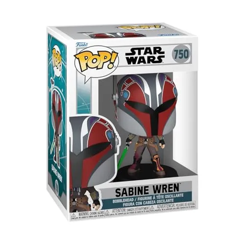 Funko Pop! Star Wars: Ahsoka - Sabine Wren - Star Wars Ahsoka - Vinyl-Sammelfigur - Geschenkidee - Offizielle Handelswaren - Spielzeug Für Kinder und Erwachsene - TV Fans - Modellfigur Für Sammler