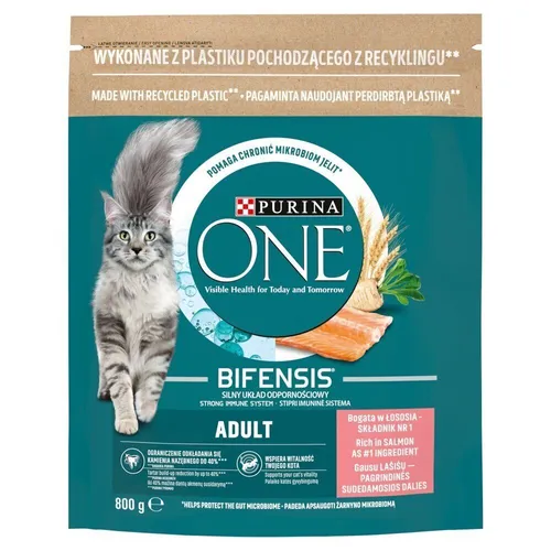 Produktbild PURINA ONE BIFENSIS ADULT MIT LACHS FÜR KATZE 800g