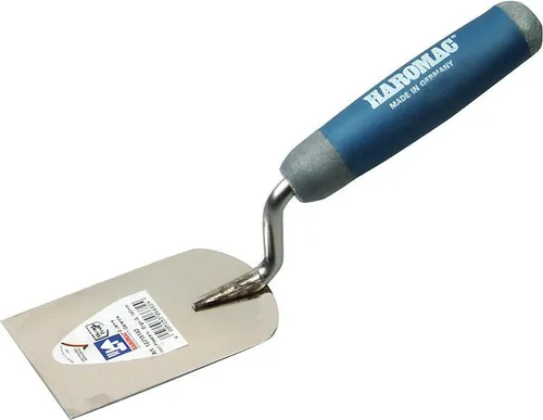 HAROMAC Stukkateurspachtel 100mm rostfrei 2K-Ergo rotschwar