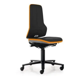 bimos Neon Kunstleder Drehstuhl mit Rollen