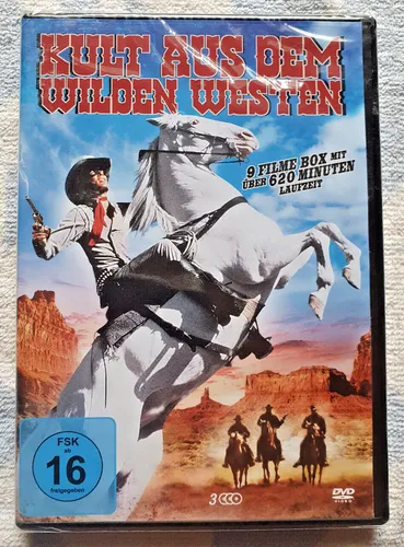 Wilde West Filme 3 DVD´s NEU OVP (Lederstrumpf,Billy the Kid kehrt zurück......