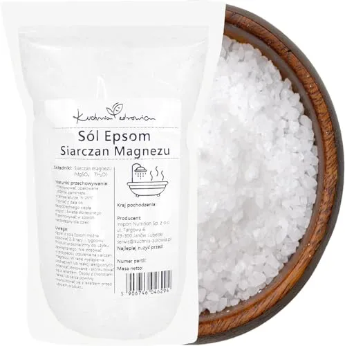 Epsom Salz für Bäder – Reines Magnesiumsulfat für entspannende Wellness | KUCHNIA ZDROWIA