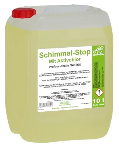 Schimmel-Stop Schimmelentferner mit Aktivchlor 10l