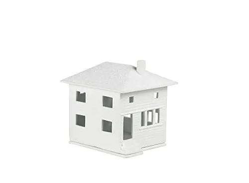 räder Lichthaus Stadtvilla Teelichthalter weiß - Teelichthalter | Handgefertigtes Lichthaus für eine gemütliche Atmosphäre, ideal für Teelichter und als stilvolles Dekoelement das ganze Jahr über.