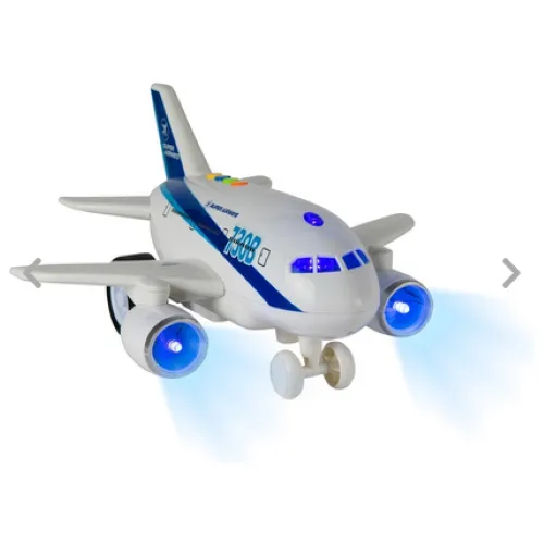 Spielzeug Flugzeug mit Licht und Sound - Modellflugzeug für Kinder 1:120 - Flugzeuge, ideal für Kinder ab 3 Jahren, bietet faszinierende Lichteffekte und realistischen Sound für stundenlangen Spielspaß.