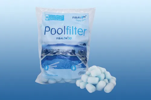 Fibalon 3D Poolfilter - Polymer Faserfilter 350g - Schwimmbeckenfilter mit effizienter Filtertechnologie für sauberes Wasser, geeignet für Whirlpools und einfach zu handhaben.