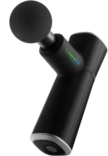 Lifenaxx LX-025 Mini Massagegerät - 4 Leistungsstufen & 4 Aufsätze - Massagegeräte: Handliches Mini Massagegerät mit Akku und Vibration für gezielte Muskelentspannung und Erholung.