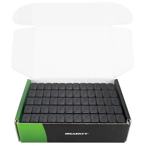 HASKYY Auswuchtgewichte Klebegewichte Kleberiegel 50x SCHWARZE 12x5g Alufelgen Stahlgewichte 3kg Abrisskante