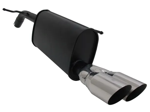 Novus Sportauspuff für Peugeot 207 2x76mm MS-Design - Schalldämpfer mit 2x76mm Auspuffrohren, sorgt für besseren Sound und Leistung, ideal für sportliche Fahrer.