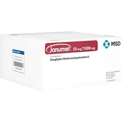 Produktbild Janumet 50 Mg/1000 mg Filmtabletten 196 St