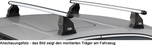 Menabo Tema Dachträger für VW Golf IV (1998-2003) - Hochwertiger Gepäckträger aus Aluminium für VW Golf IV (Schrägheck 5 Türer), inklusive passendem Montagekit und doppeltem Korrosionsschutz, ideal für Fahrräder, Skier und Dachboxen.