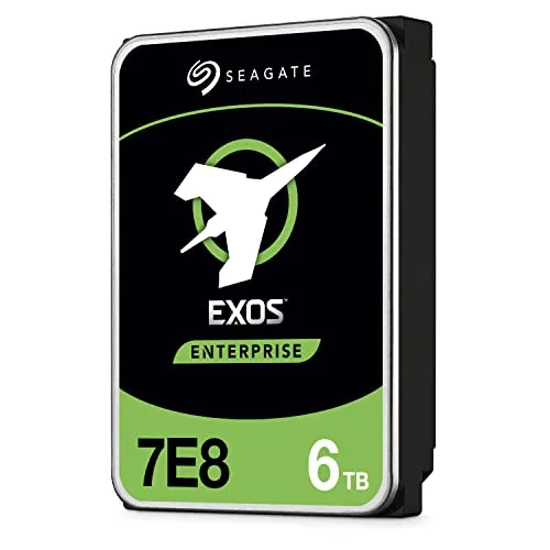 Seagate Exos 7E8 Enterprise Class 6TB interne Festplatte, 3.5 Zoll, silber, Modellnr.: ST6000NM021A
