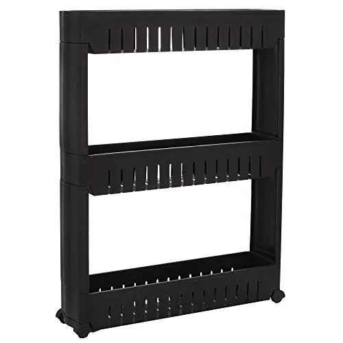 SPRINGOS Mobilregal Badregal Standregal 3 Ablagen 70 x 54 x 12,5 cm