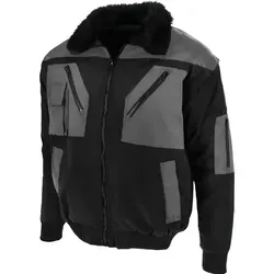texxor Herren Pilotenjacke Oslo - 4-in-1 Arbeitsjacke mit abnehmbaren Ärmeln, ideal für kalte Temperaturen und ausgestattet mit 6 praktischen Taschen
