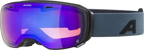 ALPINA ESTETICA Q Skibrille - Skibrille mit Quattroflex-Technologie für kontrastreiche Sicht, 100% UV-Schutz und maximales Sichtfeld durch rahmenloses Design – ideal für Skifahrer und Snowboarder.
