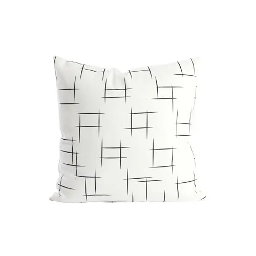 Deco-Raum Dekokissen für Couch und Sofa - Design Stripe - Stilvolles Zierkissen mit Reißverschluss, 45x45 cm, in modernem Design. Mit OEKO-TEX® Standard 100 für geprüfte Qualität, ideal für gemütliche Wohnräume.