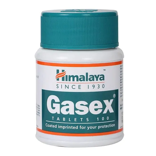 Himalaya Gasex 100 Tabletten - Praktische Tabletten zur Unterstützung des allgemeinen Wohlbefindens mit wertvollen Inhaltsstoffen. Ideal für die tägliche Einnahme.