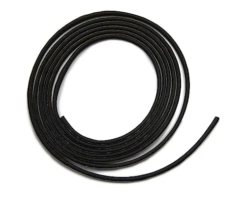 Kamindichtung selbstklebend 3m, ø 6mm Hohlkordel-Dichtung für Haas+Sohn Modelle - Feuerfestes Dichtband für eine zuverlässige Abdichtung von Kaminscheiben und Ofenrohren. Hitzebeständig bis 550ºC, ideal für den professionellen Einsatz. Kleber separat erhältlich.