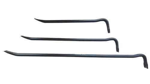 Vago-Tools 3 tlg Set Brecheisen 450/600/900 - Profi-Set für Abriss & Renovierung: 3 Brecheisen aus gehärtetem Stahl (450/600/900mm) mit optimaler Hebelkraft und abgewinkelter Klaue für sicheres Arbeiten.