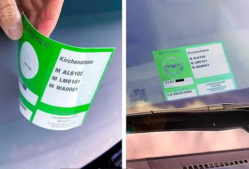 CARDPICKERflex - Haft-Folie f. Parkausweise od. andere Infos an allen Fenstern