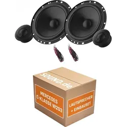 JUST SOUND JBL Stage2 64CFS Einbauset für Mercedes C-Klasse W 203 - Auto-Lautsprecher Komplettset mit JBL Stage2 64CFS für hervorragenden Sound und einfache Installation in Ihrem Mercedes C-Klasse W 203 (2000-2007). Erleben Sie kraftvolle Bässe und klare Höhen!