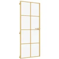 vidaXL Schlanke Innentür mit Metallrahmen