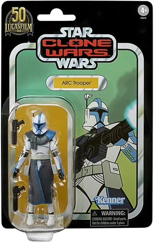 Hasbro F5419 Star Wars The Vintage Collection ARC Trooper 50TH ANNIVERSARY - Actionfigur mit 10 cm Größe, detailgetreu und perfekt für Sammler und Star Wars Enthusiasten, bringt die ikonische Stärke der ARC Troopers direkt in Ihr Zuhause.