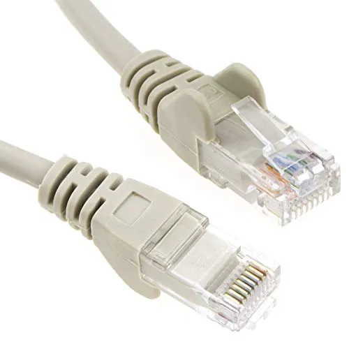Grey Netzwerk Ethernet RJ45 Cat5E-CCA UTP Patchkabel 26AWG Kabel Anschlusskabel 3 m [3 Meter/3m]