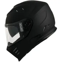 Simpson Venom Helm, schwarz, Größe XS - Motorradhelm mit leichtem und robustem MAXX-3C Material, ideal für Sicherheit und Komfort bei Fahrten.