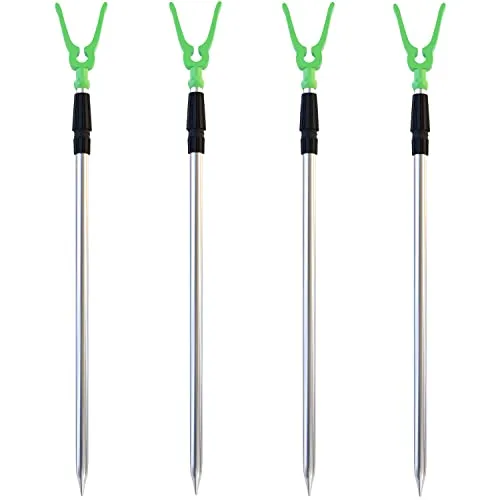 MoLife Rutenhalter Rutenständer Angelzubehör Angelrutenständer Set (4er Set)