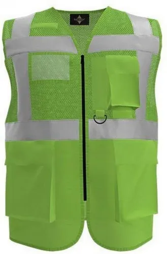 korntex Warnweste Multifunkitons-Warnweste Mesh Multifunction Vest