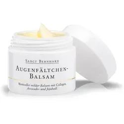 Augenfältchen-Balsam - 15 ml - Augenpflege mit Collagen, Avocado- und Jojobaöl, speziell entwickelt zur Vorbeugung und Glättung von Fältchen in der empfindlichen Augenpartie.