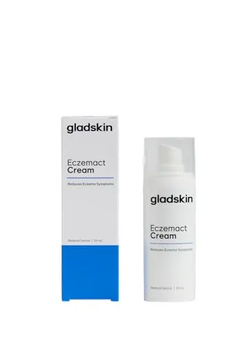 Gladskin ECZEMACT Creme 30 ml - Gladskin ECZEMACT Creme 30 ml zur Unterstützung der Hautpflege. Hypoallergen und dermatologisch getestet, ideal für empfindliche Haut von Erwachsenen und Kindern.