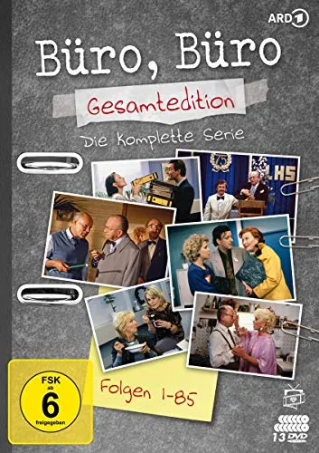 Büro, Büro - Gesamtedition: Die komplette Serie (Alle Folgen 1-85) (Fernsehjuwelen) [13 DVDs] - Filme - Erleben Sie die gesamte Serie auf 13 DVDs, ideal für Fans und Familien, freigegeben ab 6 Jahren.