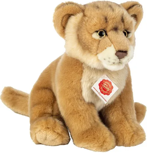 Teddy Hermann® Kuscheltier Löwen Baby 27 cm - Kuscheltiere, aus recyceltem Material, ideal für Babys ab Geburt und leicht zu reinigen im Wollwaschgang bei 30°C.