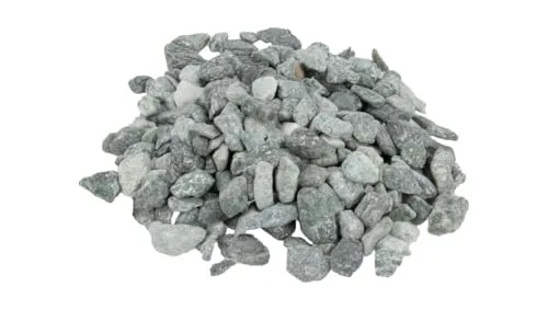 NaDeco Natursteine, ca. 5-8 mm, viele Farben erhältlich | Dekosteine | Dekosand | Dekokies | Ziersteine | Kieselsteine | Bastel Steine | Dekogranulat | Streudeko | Füllmaterial, Farbe:Hellgrau