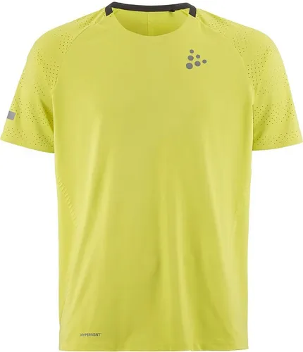Craft Pro Hypervent 2 Herren-Laufshirt - Grün - Größe M - Trainingsbekleidung für Herren mit optimalem Komfort und Atmungsaktivität, perfekt für sommerliche Laufeinheiten.