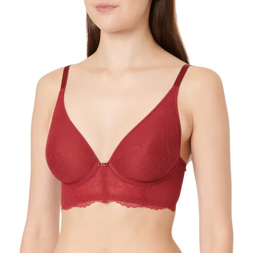 Triumph Mirage Spotlight P Damen BH ohne Bügel - Funktionsunterwäsche mit floralem Design, ideal für Komfort und Stil ohne Bügel, Größe 80C, perfekt für den Alltag.