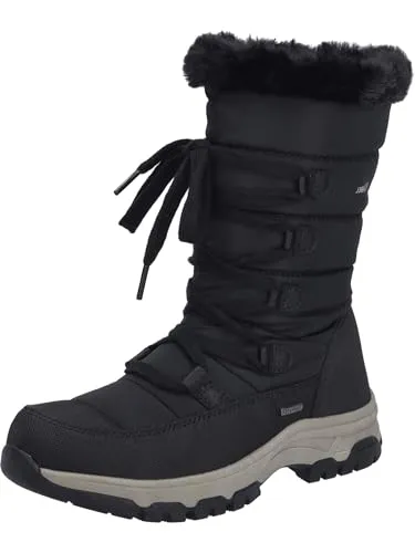 JOSEF SEIBEL Davos 51 | Damenstiefel Schwarz - Wasserdichter Damenstiefel mit warmem Plüschfutter für optimalen Komfort bei kaltem Wetter. Ideal für Freizeit und Outdoor-Aktivitäten.